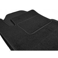 Dywaniki welurowe do samochodu Kia Proceed 2018- czarne z lamówką dywaniki pod wymiar samochodu