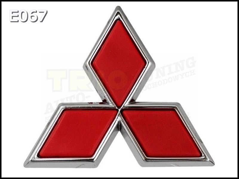 Emblemat , logo Mitsubishi , emblematy samochodowe na