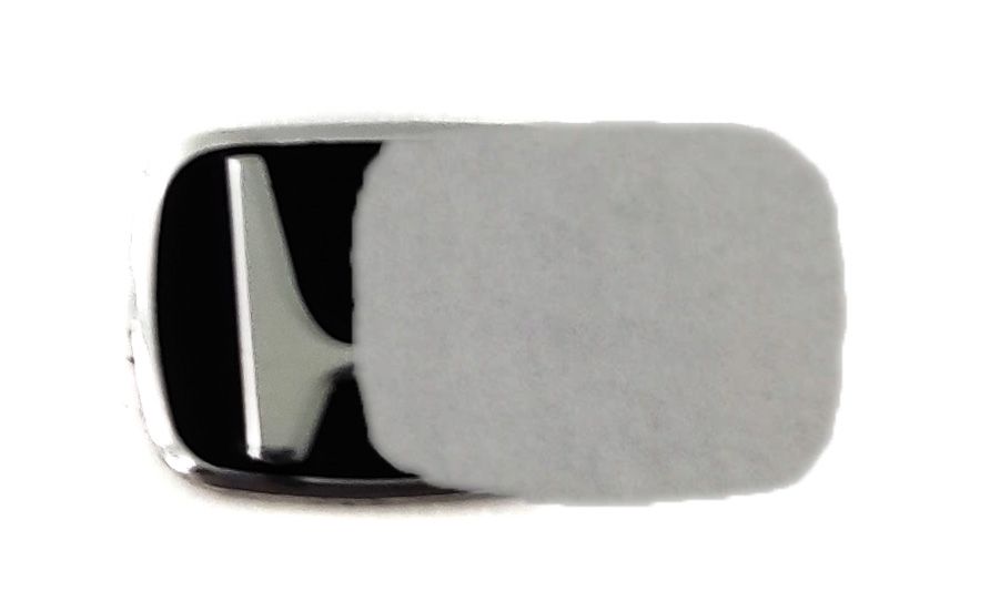 Aluminiowy emblemat zamiennik do kluczy Honda  , reperaturka do pilota w kolorze czarnym, 12x10mm