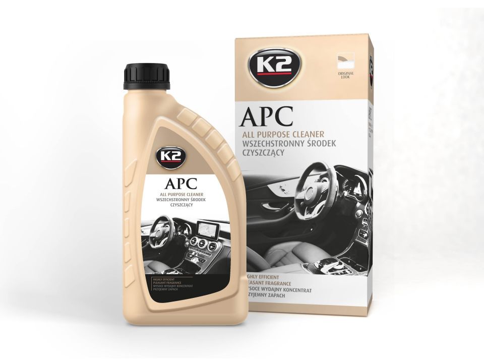 APC All Purpose Cleaner K2 1L - wszechstronny środek czyszczący, koncentrat wielozadaniowy środek czyszczący o szerokim zastosowaniu, neutralne pH radzi sobie nawet z najcięższymi zabrudzeniami