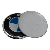 Emblemat aluminiowy zamiennik oryginału do BMW , aluminiowy emblemat do kluczy , reperaturka do pilota  14mm  
