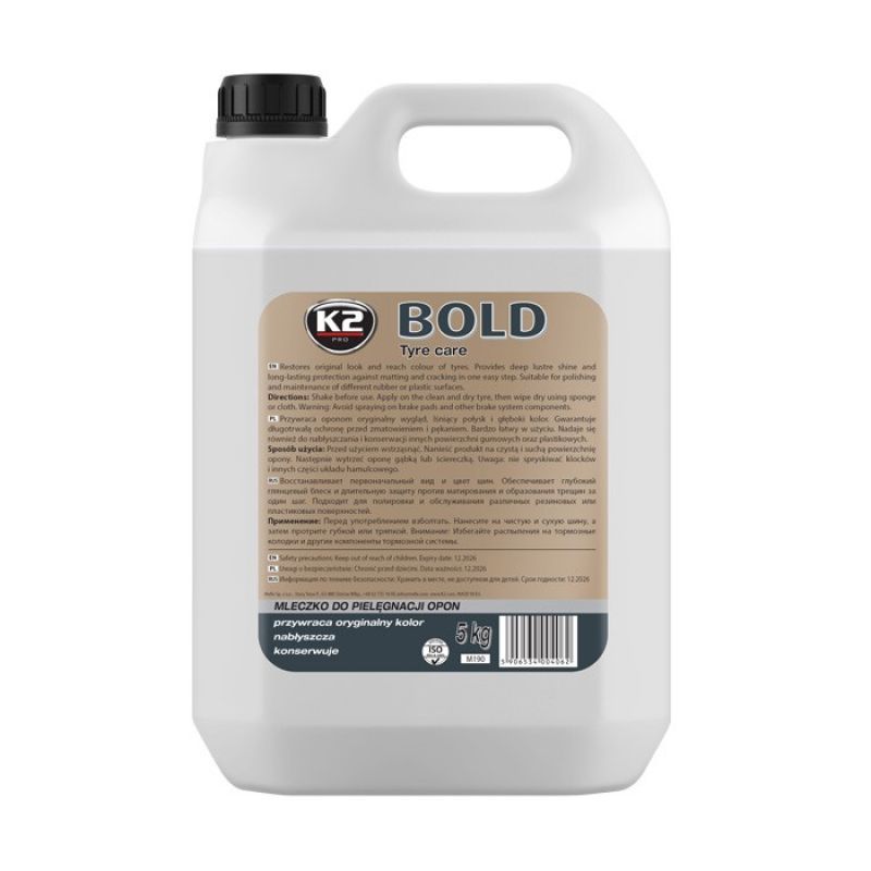 Bold 5L - Super preparat do nabłyszczania i konserwacji opon