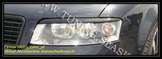 Brewki na reflektory, na lampy przednie do samochodu Audi A-4 B6 8E -204900 ABS
