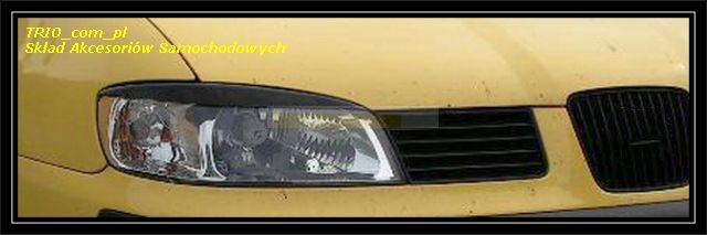 Brewki na reflektory, na lampy przednie do samochodu Seat Cordoba I FL -1510900 ABS