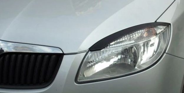 Brewki na reflektory, na lampy przednie do samochodu Skoda Roomster -1605900 ABS