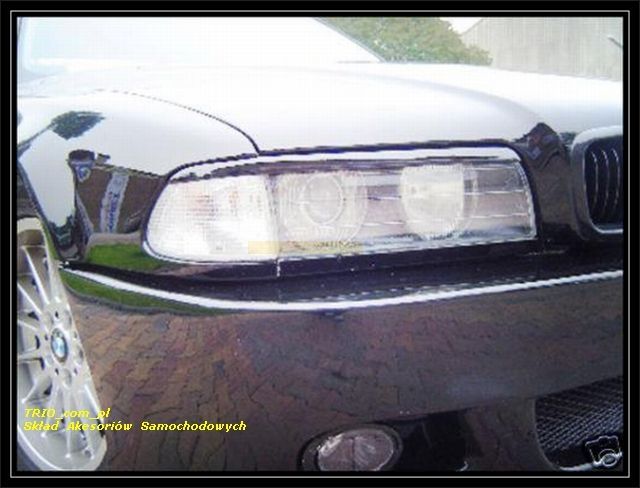 Brewki na reflektory, na lampy przednie do samochodu BMW E-38 Seria 7 -309900 ABS