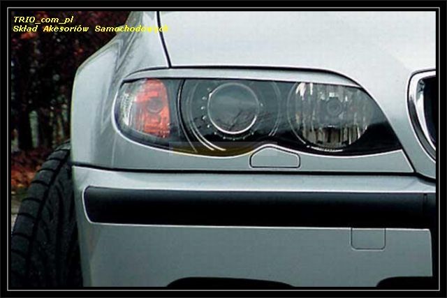 Brewki na reflektory, na lampy przednie do samochodu BMW E-46 Seria 3 Sedan, Combi po 2002 r -302902 ABS