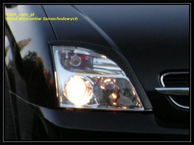 Brewki na reflektory, na lampy przednie do samochodu Opel Vectra C ( przed FL ) -1011900 ABS