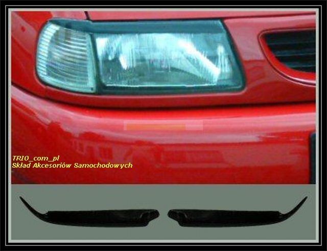 Brewki na reflektory, na lampy przednie do samochodu Seat Ibiza II -1500900 ABS