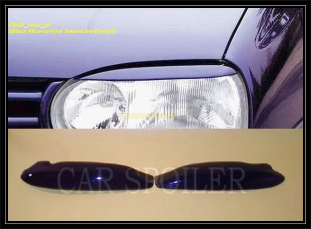 Brewki na reflektory, na lampy przednie do samochodu Volkswagen Golf III -1703900 ABS