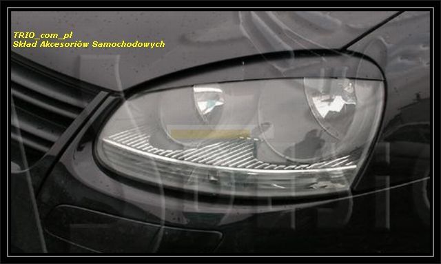 Brewki na reflektory, na lampy przednie do samochodu Volkswagen Golf V -1718900 ABS