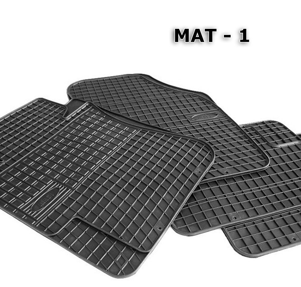Dywaniki gumowe uniwersalne czarne model MAT1 MATI do