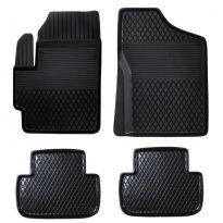 Dywaniki gumowe do samochodu Chevrolet Matiz ( komplet lub dywanik na sztuki, przody, tyły ) czarne pod wymiar