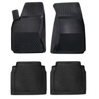 Dywaniki gumowe do samochodu Audi 100 ( komplet lub dywanik na sztuki, przody, tyły ) czarne pod wymiar