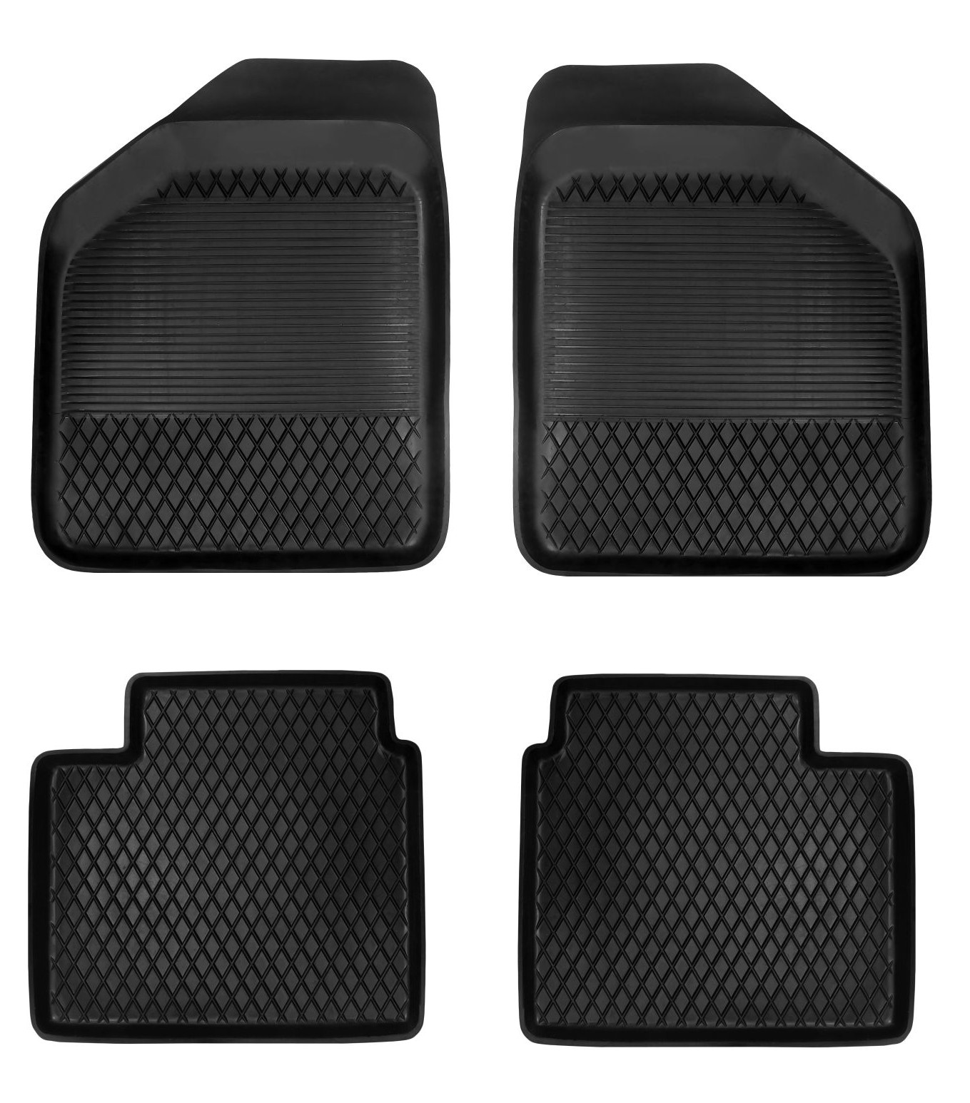  Dywaniki gumowe do samochodu Honda City V 2008 - 2013  ( komplet lub dywanik na sztuki, przody, tyły ) czarne pod wymiar