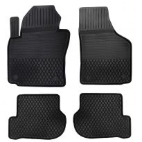 Dywaniki gumowe do samochodu Seat Altea ( komplet lub dywanik na sztuki, przody, tyły ) czarne pod wymiar z rantem