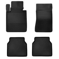 Dywaniki gumowe do samochodu BMW F30 seria 3 ( komplet lub dywanik na sztuki, przody, tyły ) czarne pod wymiar