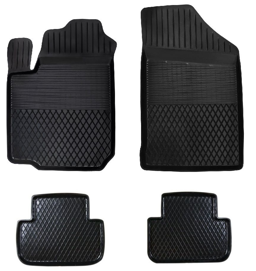 Dywaniki gumowe do samochodu Mazda CX-7 cx 7 do 2010r. ( komplet lub dywanik na sztuki, przody, tyły ) czarne pod wymiar z rantem 