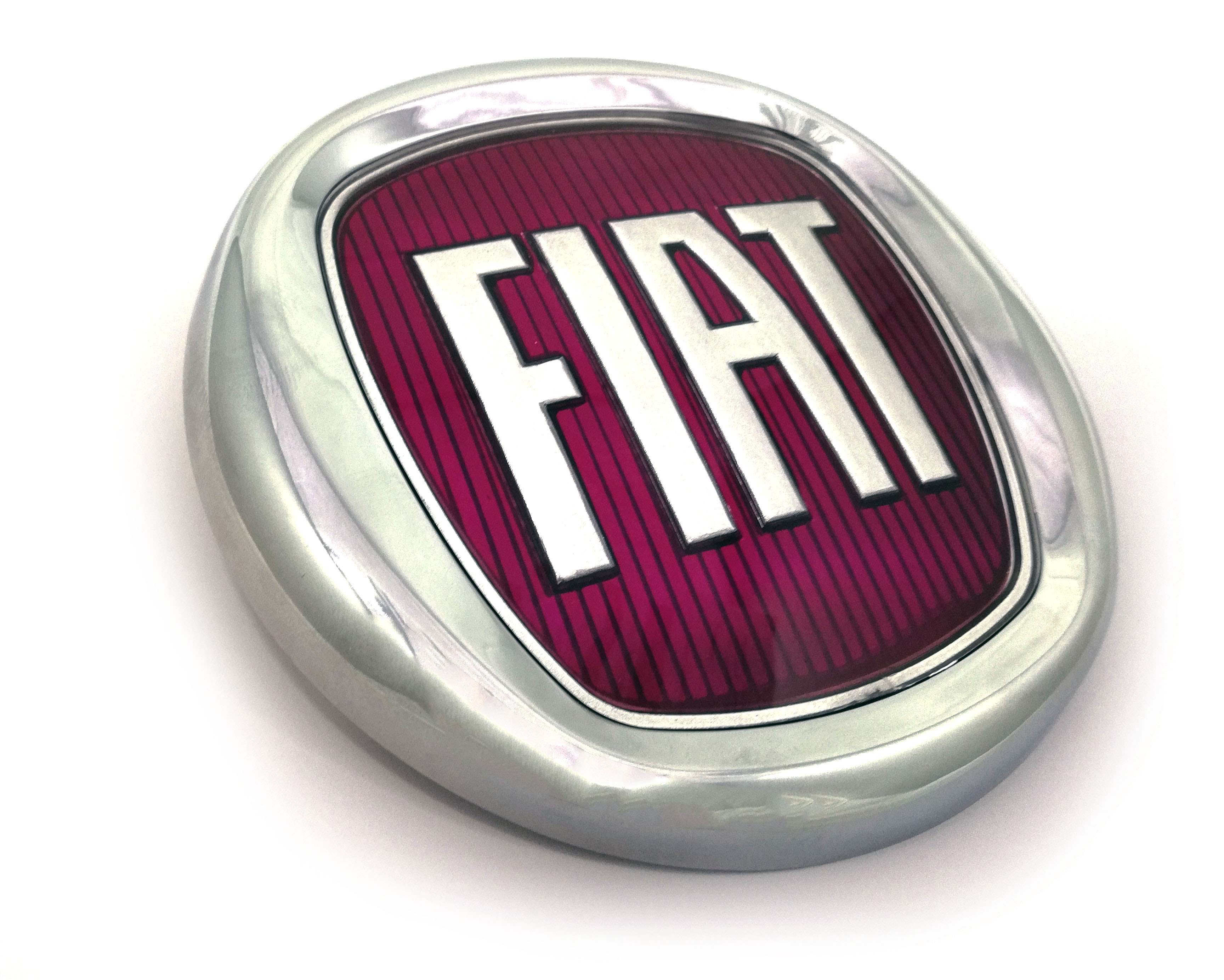 Emblemat znaczek Fiat na przód duży 12cm chromowany