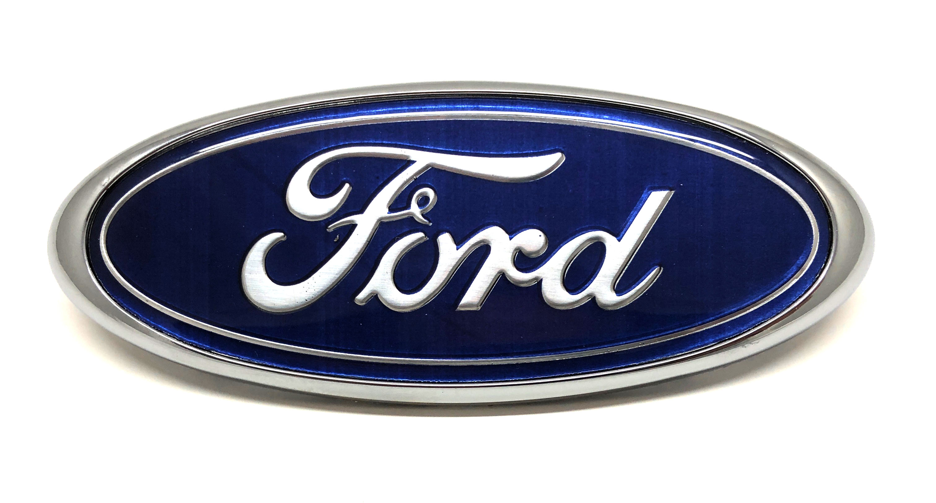 Emblemat znaczek Ford 147mm x 75mm chromowany mocowany na