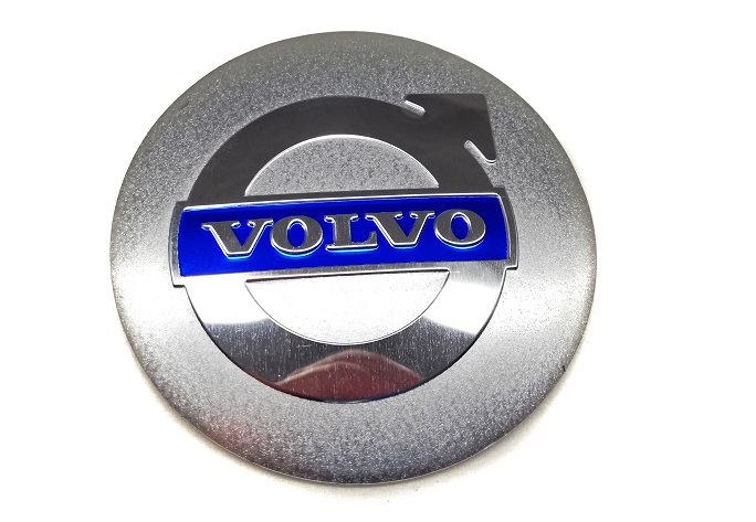 Emblematy naklejki samochodowe logo do Volvo srebrno