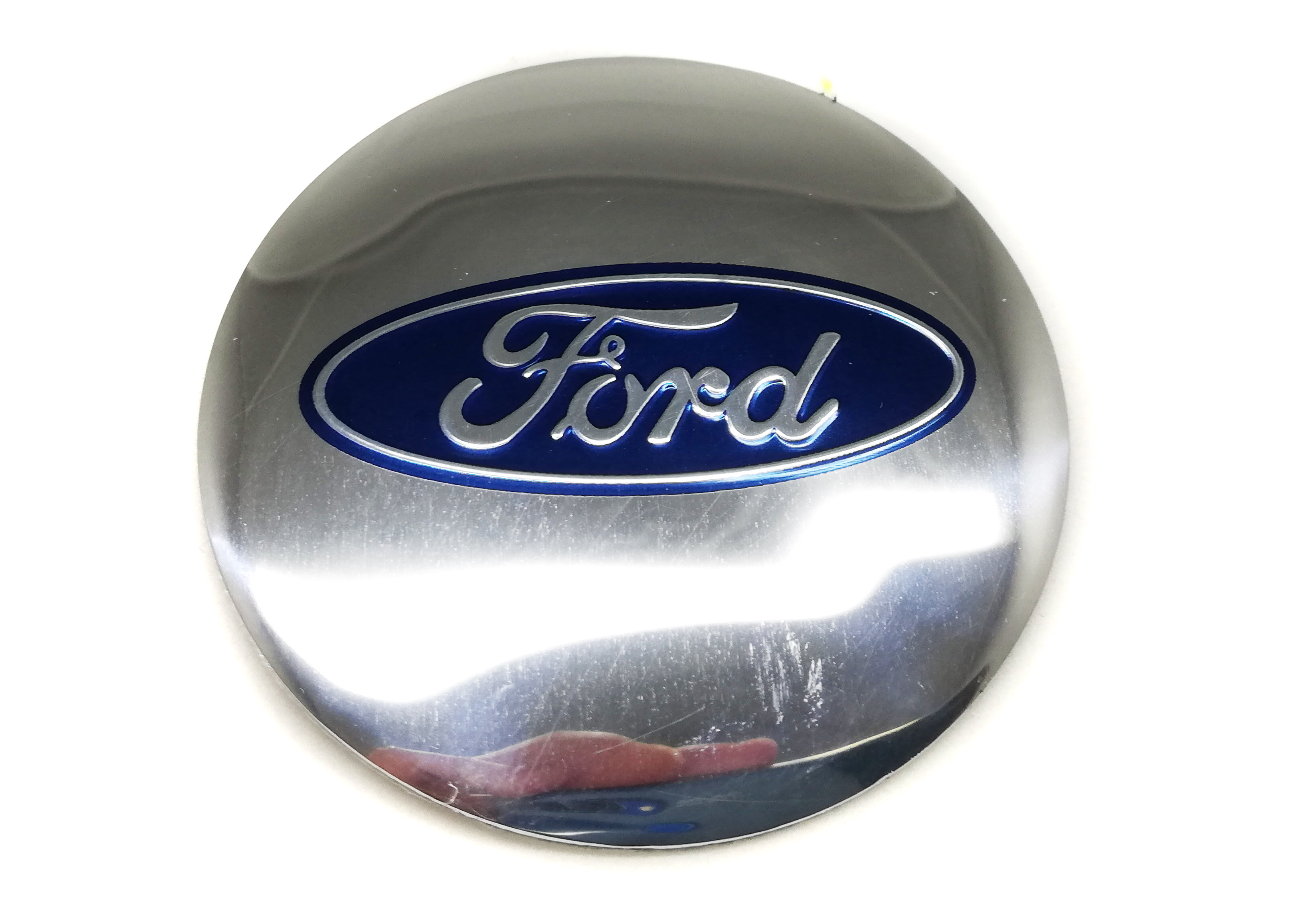 Emblematy naklejki samochodowe logo do Ford srebrno