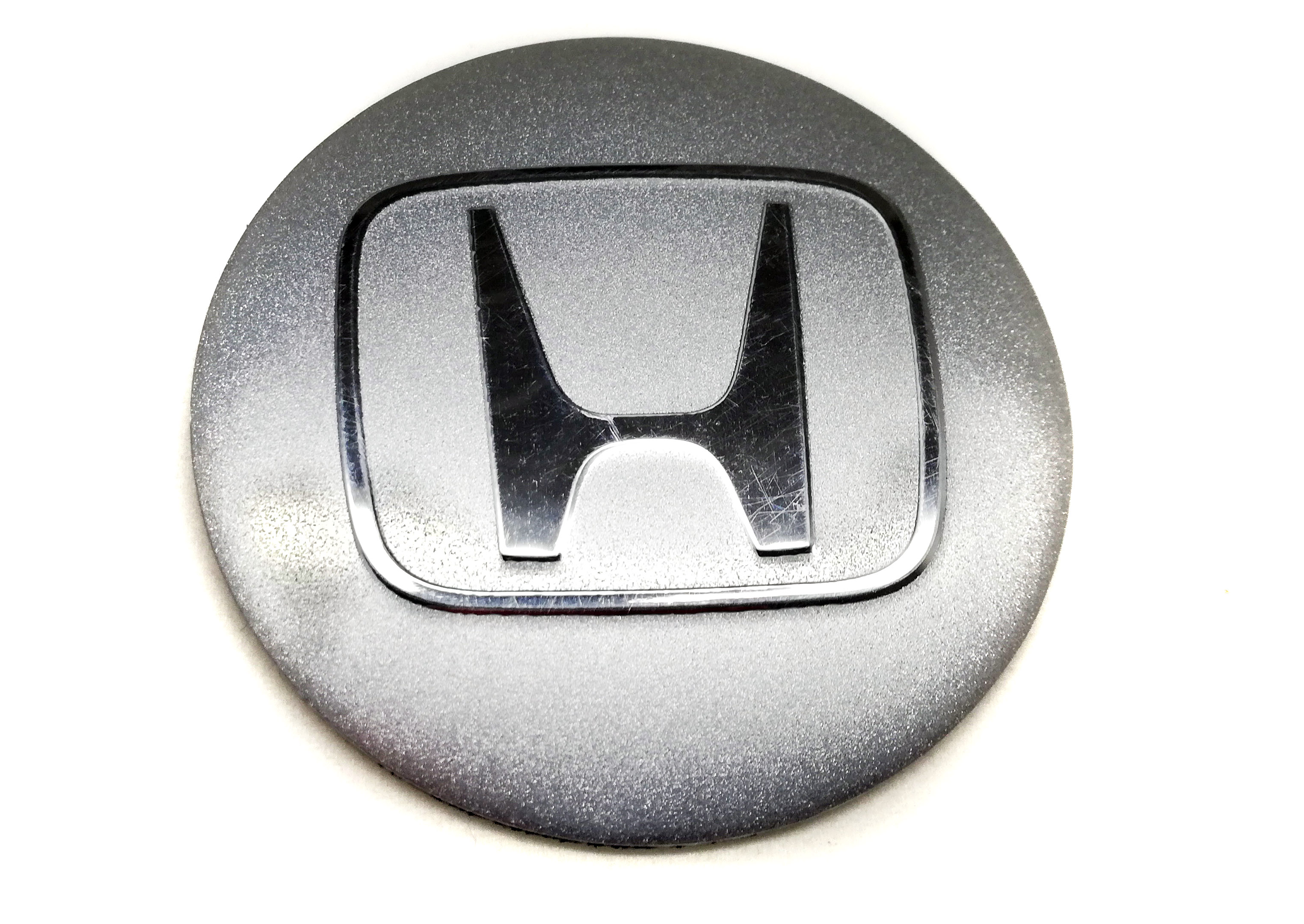 Emblematy naklejki samochodowe logo do Honda srebrna 60mm