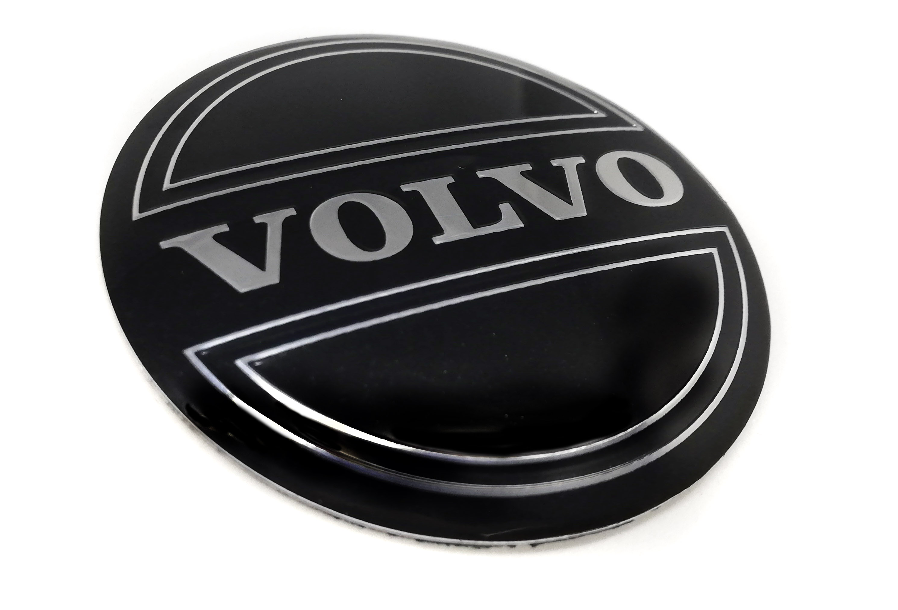 Emblematy naklejki samochodowe logo do Volvo czarny 56mm