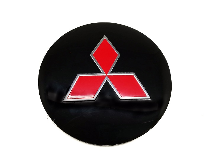 Emblematy naklejki samochodowe logo do Mitsubishi czarno