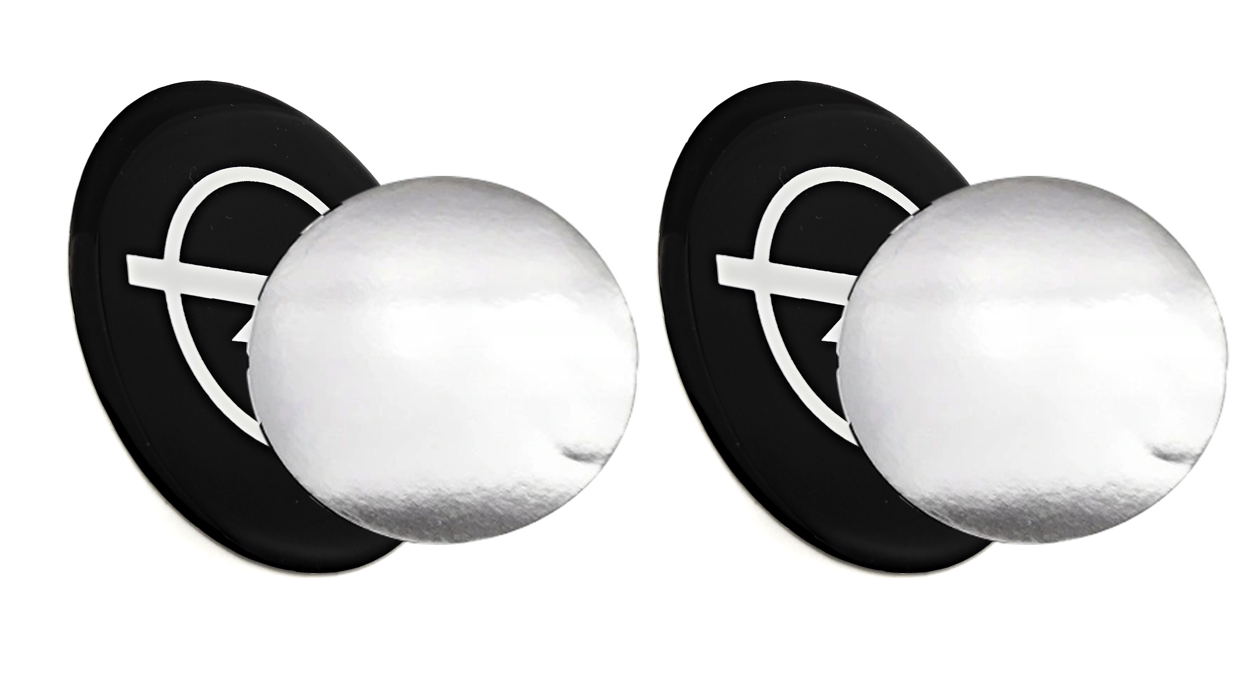 Emblematy silikonowe naklejki samochodowe na kołpaki zamienniki oryginałów do Opel 70mm, 7cm, zamienniki na kołpaki lub dekielki