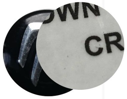 Emblemat aluminiowy znaczek zamiennik oryginału do Citroen , Citroena do kluczy , reperaturka okrągła czarna do pilota fi 14mm