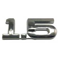 Emblemat cyferki 1.5 na tył  na karoserię, pojemności silnika ,zamiennik , E554 