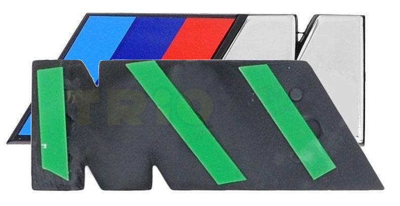 Emblemat zamiennik oryginału znaczek M do BMW Motorsport , emblematy samochodowe na karoserię ,na klapę,  znaczki do samochodu,   E081