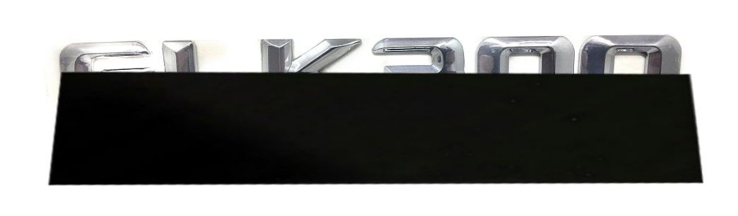 Emblemat napis zamiennik oryginału do GLK300 do Mercedesa, literki na tył  na karoserię , zamiennik oryginału , E589