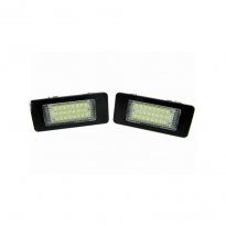 Lampki LED podświetlenie tablicy rejestracyjnej BMW 4 F32 F33, 5 E39, 5 E60 Limuzyna, E61 Kombi, X1 E84, X3 F25, X5 E7, X5 F15, X6 E71, X6 E72