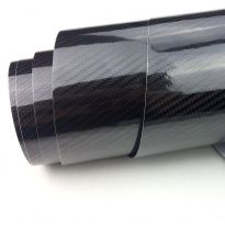 Okleina Folia CARBON 5D połysk 152cm x 10cm, termokurczliwa, termoplastyczna z klejem mikrokanalikowym air free