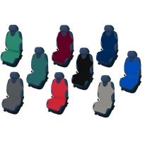 Pokrowce, Koszulki samochodowe na przednie fotele - bawełniane  - Pokrowiec  ( 10-kolorów )
