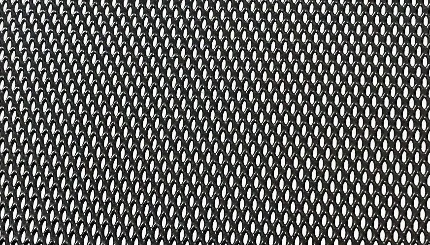 Siatka Aluminiowa Czarna Tuningowa, na wloty powietrza,atrapy, R0B, rombowa  o wymiarach 100cm x 25 cm, gęsta oczka 3x2mm, ALU-SPORT