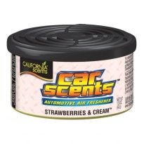 Zapach samochodowy California Scents puszka strawberries & cream - truskawka pojemność 42g