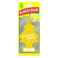Zapach samochodowy Choinka zapachowa WUNDER-BAUM Cytryna Lemon Zitrone, samochodowa zawieszka, odświeżacz powietrza, tree, Wunder Baum