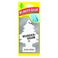Zapach samochodowy Choinka zapachowa WUNDER-BAUM Arctic White, samochodowa zawieszka, odświeżacz powietrza, tree, Wunder Baum