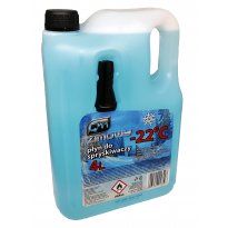 Zimowy płyn -22 4L do spryskiwaczy szyb z lejkiem